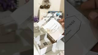 Unboxing @JUSTlilthings |Pinteresty Viral 🪷🩶 #shorts #unboxing #daintyjewelry