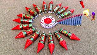 lot Bullet Crackers And Ground Chakkar Vs Lot Of Matchstick And Crackers Amazing Experiment |  |