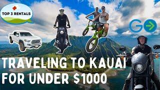 TRAVELING TO KAUAI FOR THE WEEKEND FOR UNDER $1000!