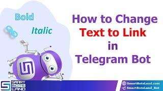 How to change text to link in Telegram bot?