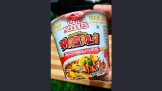 Nissin 2-minute cup noodles mazedaar masala #shorts #ytshorts