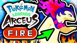 Can You Beat Pokémon: Legends Arceus Using ONLY FIRE TYPES?