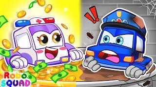 Bath Song  Sick Song | Nursery Rhymes | RoboSquad Kids Songs