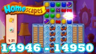 Homescapes Level 14946 - 14950 HD 3 - match puzzle Gameplay | android | IOS | 14947 | 14948 | 14949