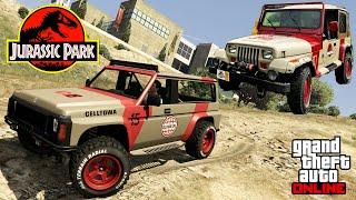 GTA 5 - Movie Build - JURASSIC PARK Jeep Wrangler - Annis Hellion Customization