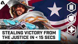 How London Spitfire Stole Victory From The Justice In Under 15 Seconds - Pro Overwatch Analysis