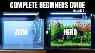 EP:3 Complete Aquascaping Beginners Guide - Substrate & Hardscape