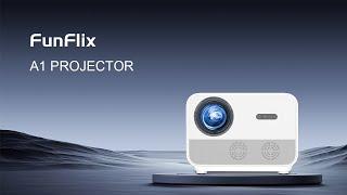 FunFlix A1 Projector - New Automation Technology and High Definition Picture Quality