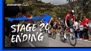 BREATHTAKING FINISH! | Tight Ending To Stage 20 Vuelta a España Race | Eurosport