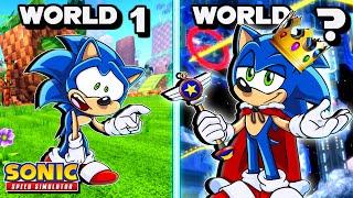 Sonic Unlocks EVERY WORLD in Sonic Speed Simulator! (ROBLOX) 