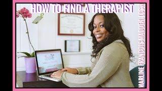 HOW TO FIND A THERAPIST? I CAN'T AFFORD IT! || MARLINE FRANCOIS-MADDEN, LCSW