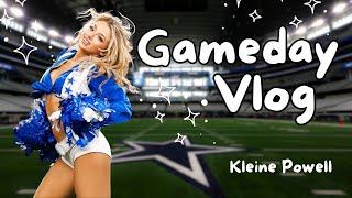 GAMEDAY VLOG | Dallas Cowboys Cheerleader | GRWM | Squad Photo Reveal