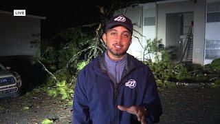 Alberto Camargo provides Hurricane Helene update from Northwest Tallahassee at 5 a.m. on Friday