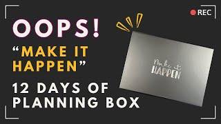 12 Days of Planning Unboxing | OopsadaisyUK