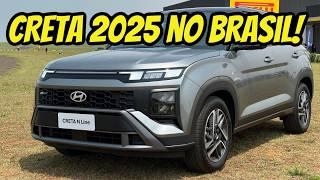 Hyundai Creta 2025 - MUITO MAIS BONITO! NOVO MOTOR! NOVOS EQUIPAMENTOS! LANÇAMENTO NO BRASIL!