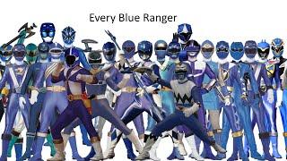 Every Blue Power Ranger (MMPR - Dino Fury)