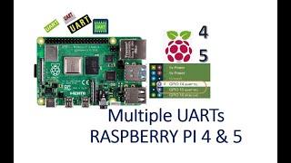 How to Enable Multiple UARTs on RASPBERRY PI 4 & 5