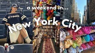 NYC Vlog  | Yarn, Bookstores, and Vintage Shopping