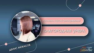 Оттенок «Благородная умбра» | Процедура «Облака» после окрашивания | Денис Аюкасов