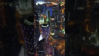 Beauty of Doha at Night #shorts #drone