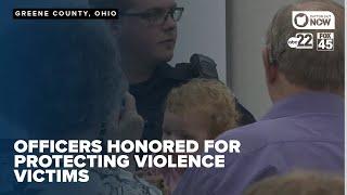 Greene County Ohio officers honored for protecting domestic violence victims