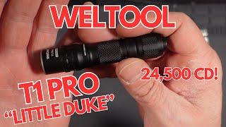 Little Duke, Big Impact: Exploring the Weltool T1 Pro Flashlight's 24,500 Candela Power