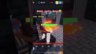 cool wisper glitch #roblox #bedwars