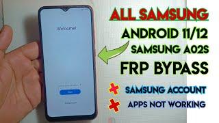 Samsung A02s Frp bypass 2024 | All Samsung Android 11/12 frp bypass | Samsung Andrpoid 11 Frp unlock