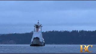 Mysterious unmanned warship spotted off of Washington state coast