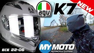 NEW - AGV K7 Helmet // Test - Review - Strip Down - Unveil // First Look