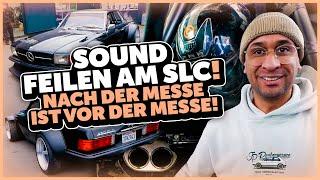 JP Performance - Sound feilen am Mercedes SLC! Nach der Messe ist vor der Messe!