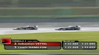 Formula 3 Hamilton & Vettel Battle - 2005