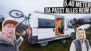 Der BESTE 5,40m MOUNTAINBIKE VAN | Roomtour Fiat Ducato von Justus Rudolph | Jasper Jauch Camping