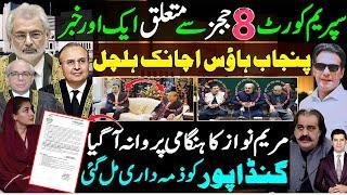 Supreme court 8 judges | Qazi Faez & like minded issued detail judgement| Maryam Nawaz & Gandapur