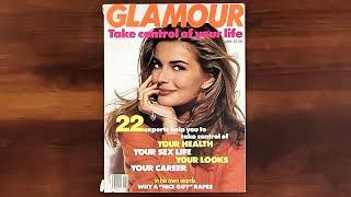 1992 January ASMR Magazine Flip Through: Glamour w Paulina Porizkova