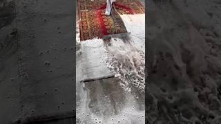 Foam scraping #1  #asmr #gilam #oddlysatisfying #rugcleaning #rek #cleaning