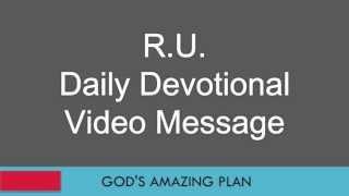 DEVOTIONAL VIDEO w P ROMAN GUEVARA "GOD'S AMAZING PLAN".mov