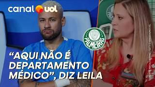 LEILA PEREIRA AVALIA NEYMAR, DIZ QUE ELE VAI PRO SANTOS E QUE PALMEIRAS NÃO É DEPARTAMENTO MÉDICO