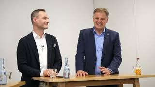 Ostalbcheck mit den Oberbürgermeistern von Gmünd und Aalen: Richard Arnold und Frederick  Brütting