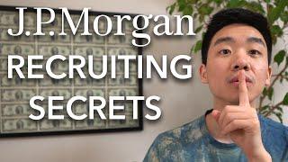 Former JP Morgan Recruiting Captain REVEALS Investment Banking Analyst Recruiting Secrets!