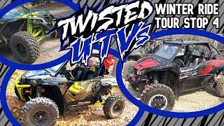 Twisted UTVS Winter Ride Tour Stop-4 | HOUGHTON LAKE, MI | SO MANY SXSs | UTV | SXS | ORV | ATV