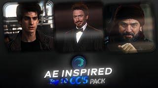 TOP 10 AE INSPIRED CC'S | Alight motion pack | Preset