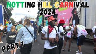 【4K】RAW & UNCUT NOTTING HILL CARNIVAL 2024 | PART 1 | 4K NOTTING HILL LONDON AUGUST 2024