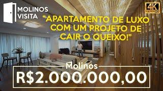 APARTAMENTO DE LUXO NO MIOLO DO TATUAPÉ COM UM PROJETO DE CAIR O QUEIXO! | MC2565 | Molinos Visita