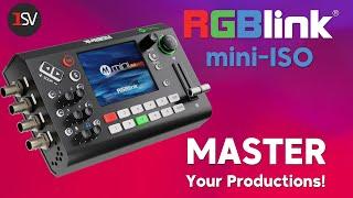 RGBlink's mini-ISO: The Ultimate 10-Channel All-In-One Switcher for Seamless Live Production!