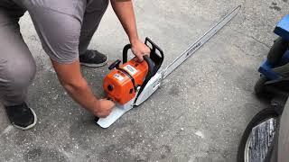 【花蓮源利】德國製造 STIHL 鏈鋸 鍊鋸 MS660 066 啟動 測試 悅耳的引擎聲