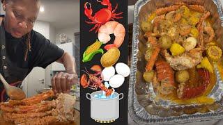 Chef Carmen HTX is live! Crab Boil!! #seafood #crab #crabboil