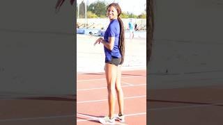 Olympic Champion Gabby Thomas Practicing 4x100 and 4x400 Handoffs