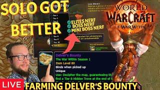 LIVE - MORE Delve Changes! Solo Delves got Better? - The War Within World of Warcraft