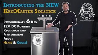 Introducing KegMaster Solstice 6 Keg DC Powered Kegerator/Fermenting Fridge